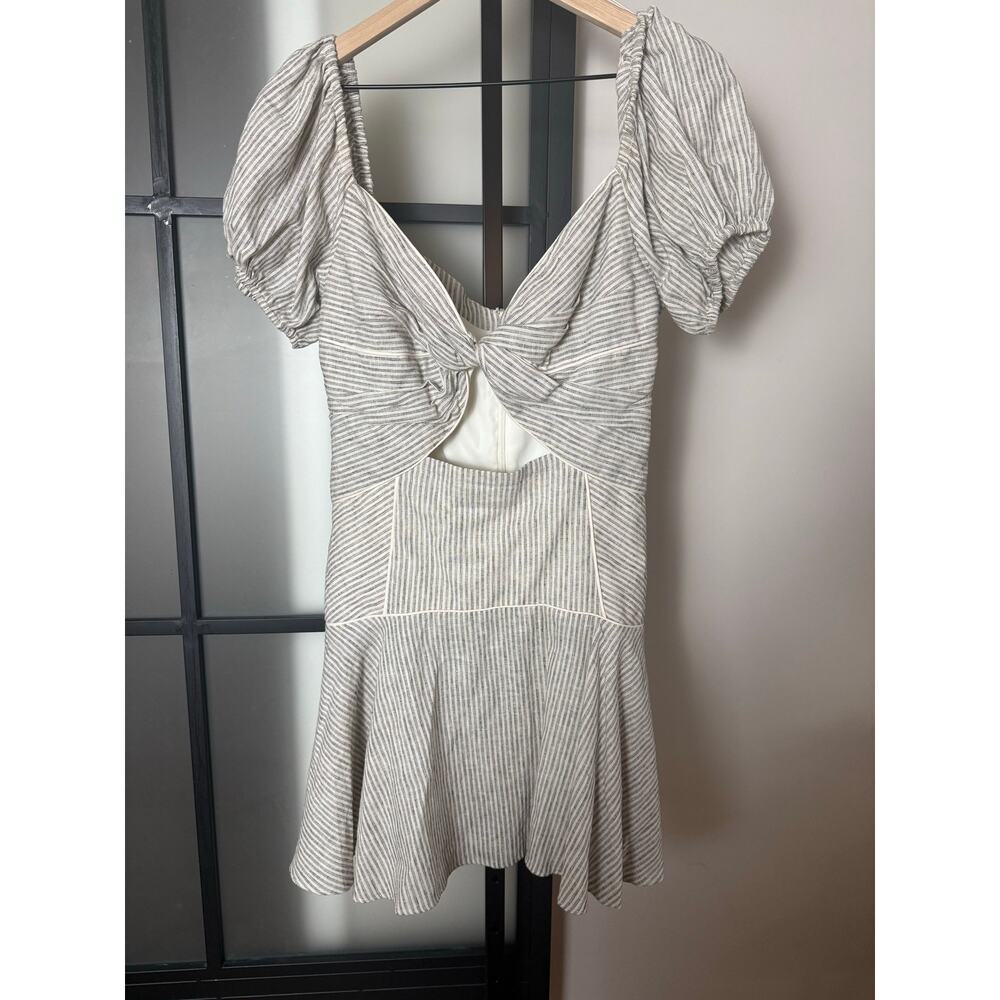 Significant Other Linen Blend Mini Dress Size US 10